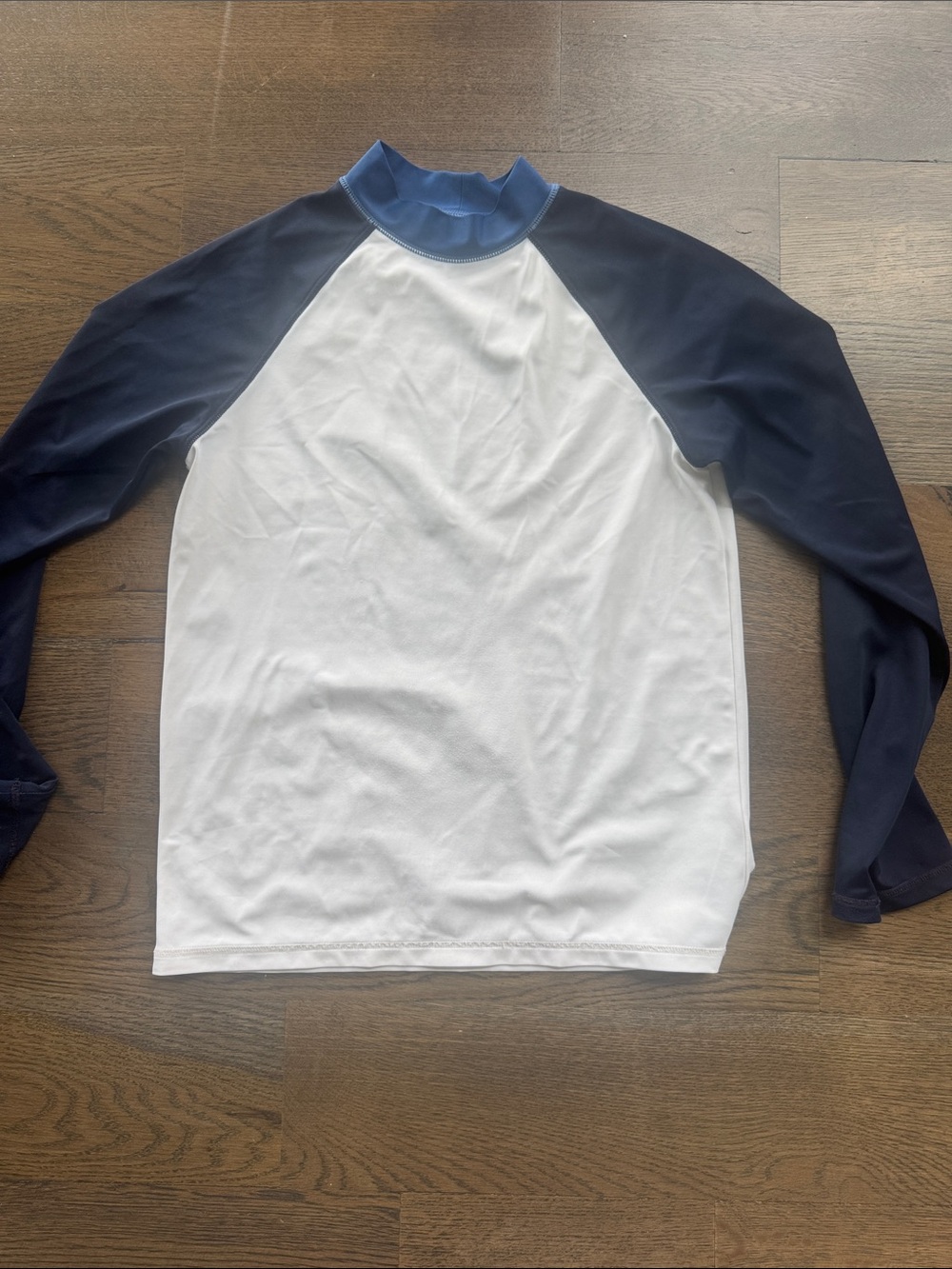 Janie and Jack Boys Navy and White Long Sleeve Rashguard